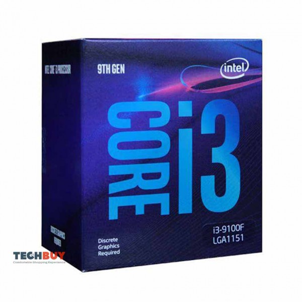 Bộ Xử Lí CPU Intel Core i3-9100F (3.6Ghz, 4 nhân 4 luồng, 6MB Cache, 65W, Non GPU) - Socket Intel LGA 1151-v2