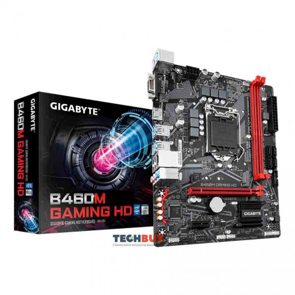 Mainboard Gigabyte B460M GAMING HD (Intel B460, Socket LGA1200, m-ATX, 2 khe RAM DDR4)