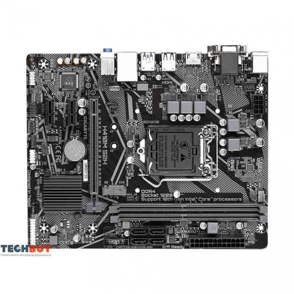 Mainboard Gigabyte H410M-S2H (Intel H410, Socket LGA1200, m-ATX, 2 khe Ram DDR4)