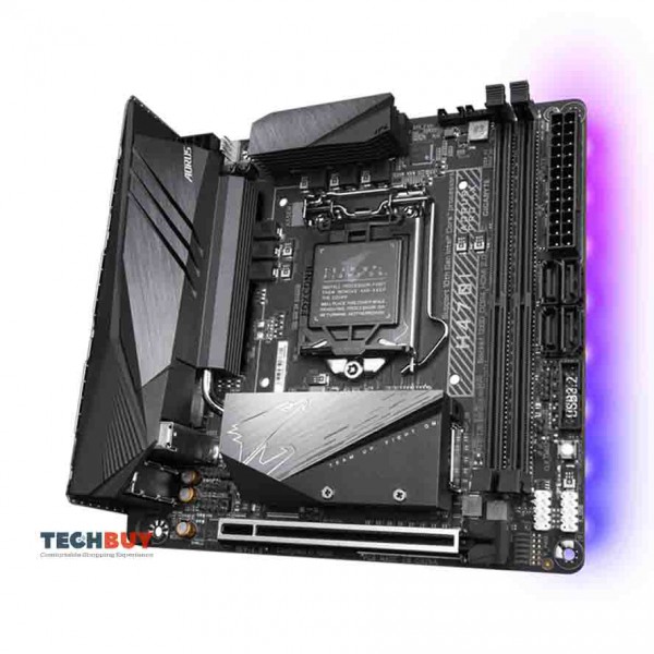 Mainboard Gigabyte H470I AORUS PRO AX (Intel H470, Socket LGA1200, mini-ITX, 4 khe Ram DDR4, Bluetooth 5.1)