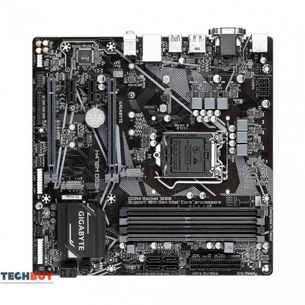 Mainboard Gigabyte H470M DS3H (Intel H470, Socket LGA1200, m-ATX, 4 khe Ram DDR4)