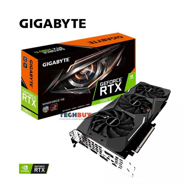 VGA GIGABYTE GeForce RTX™ 2080 Ti WINDFORCE 11G(GV-N208TWF3-11GC)