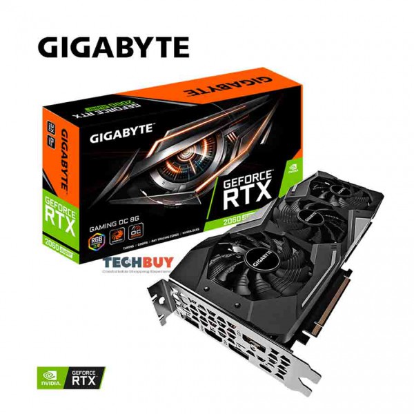 VGA GIGABYTE GeForce® RTX 2060 SUPER™ GAMING OC 8G(GV-N206SGAMING OC-8GC)