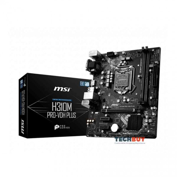 Mainboard MSI H310M PRO-VDH PLUS (Intel H310, Socket 1151, m-ATX, 2 khe RAM DDR4)