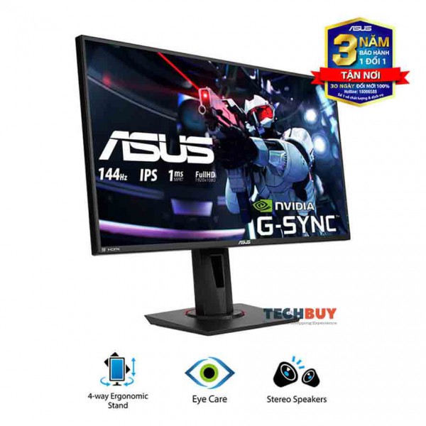 Màn hình Asus VG279Q (27 inchFHDIPS144Hz1ms400cdm²DP+HDMI+DVILoa 2x2w)